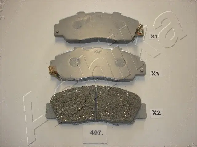 50-04-497 ASHIKA Комплект тормозных колодок, дисковый тормоз (фото 1)