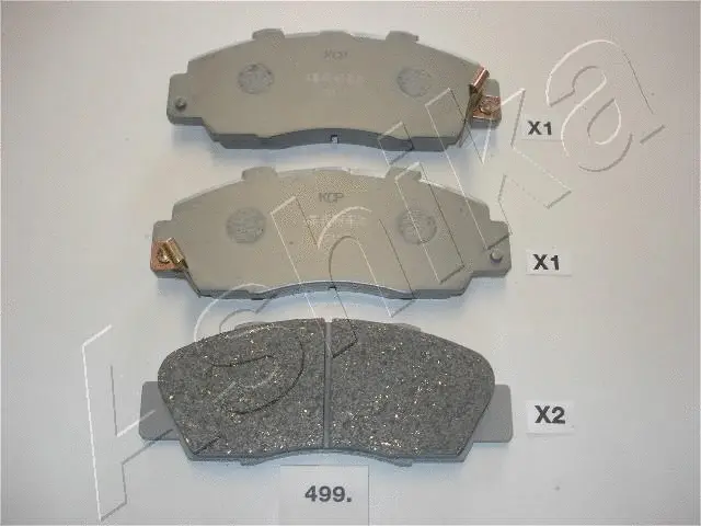 50-04-499 ASHIKA Комплект тормозных колодок, дисковый тормоз (фото 1)