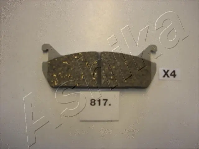 50-08-817 ASHIKA Комплект тормозных колодок, дисковый тормоз (фото 1)