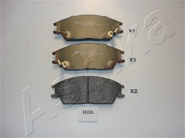 50-H0-009 ASHIKA Комплект тормозных колодок, дисковый тормоз (фото 1)