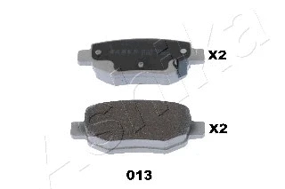 51-00-013 ASHIKA Комплект тормозных колодок, дисковый тормоз (фото 1)