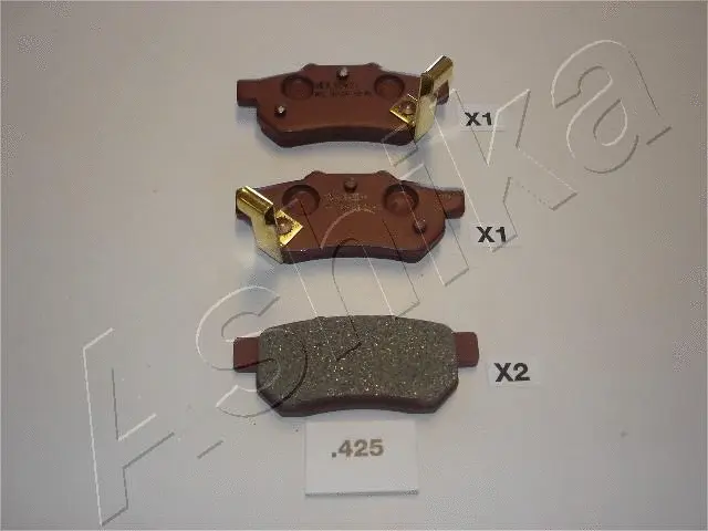 51-04-425 ASHIKA Комплект тормозных колодок, дисковый тормоз (фото 1)