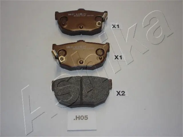 51-0H-H05 ASHIKA Комплект тормозных колодок, дисковый тормоз (фото 1)