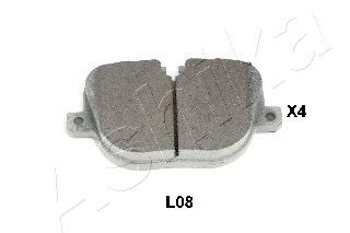 51-0L-L08 ASHIKA Комплект тормозных колодок, дисковый тормоз (фото 1)