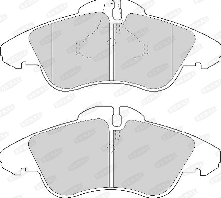 2157619004045073 BERAL Комплект тормозных колодок, дисковый тормоз (фото 1)