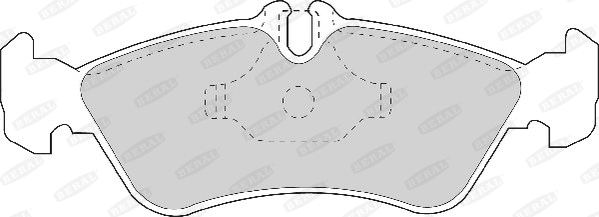 2159218804045073 BERAL Комплект тормозных колодок, дисковый тормоз (фото 1)