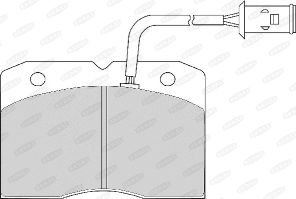 2904118304117214 BERAL Комплект тормозных колодок, дисковый тормоз (фото 1)