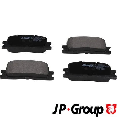 4863702110 JP GROUP Комплект тормозных колодок, дисковый тормоз (фото 1)