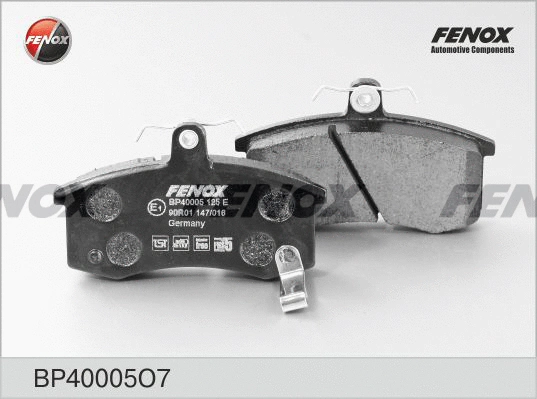 BP40005O7 FENOX Комплект тормозных колодок, дисковый тормоз (фото 1)