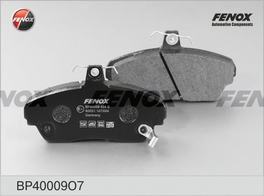 BP40009O7 FENOX Комплект тормозных колодок, дисковый тормоз (фото 1)