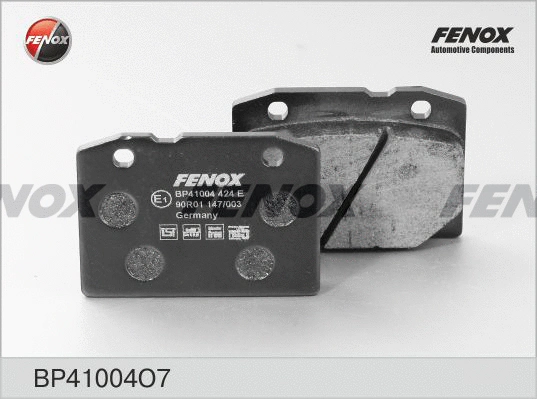 BP41004O7 FENOX Комплект тормозных колодок, дисковый тормоз (фото 1)