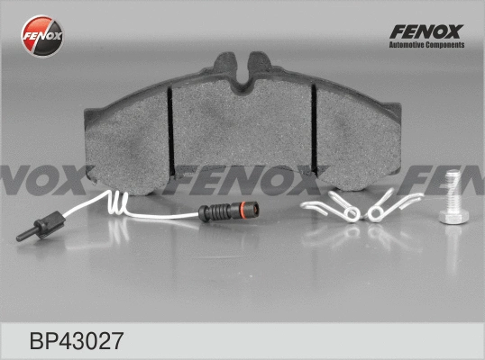 BP43027 FENOX Комплект тормозных колодок, дисковый тормоз (фото 1)