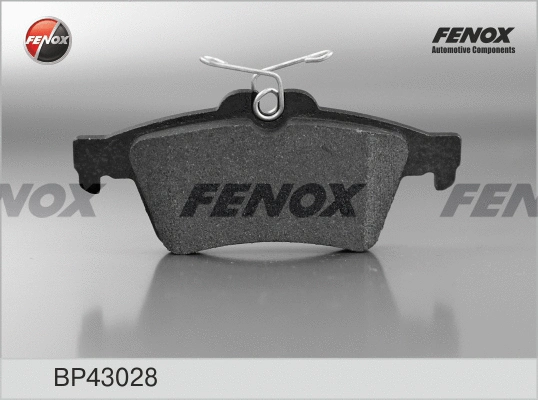 BP43028 FENOX Комплект тормозных колодок, дисковый тормоз (фото 1)