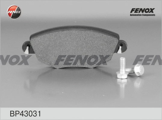 BP43031 FENOX Комплект тормозных колодок, дисковый тормоз (фото 1)