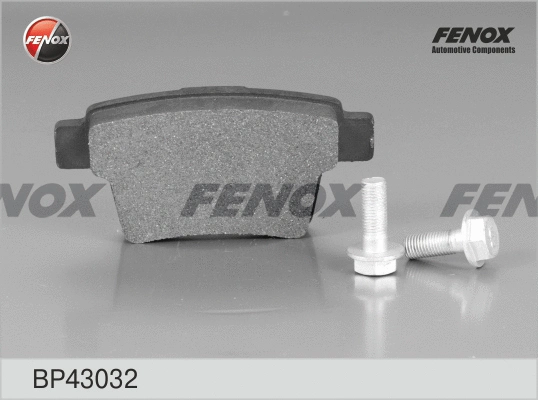 BP43032 FENOX Комплект тормозных колодок, дисковый тормоз (фото 1)