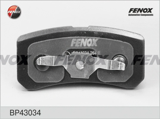 BP43034 FENOX Комплект тормозных колодок, дисковый тормоз (фото 1)