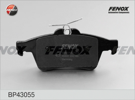 BP43055 FENOX Комплект тормозных колодок, дисковый тормоз (фото 1)