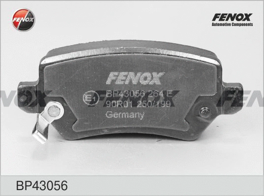 BP43056 FENOX Комплект тормозных колодок, дисковый тормоз (фото 1)