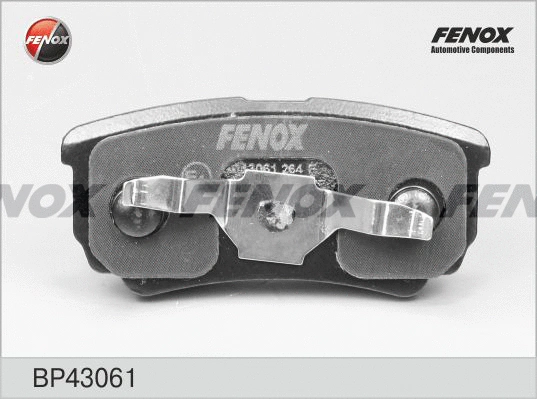 BP43061 FENOX Комплект тормозных колодок, дисковый тормоз (фото 1)