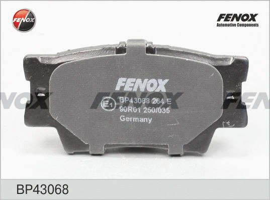 BP43068 FENOX Комплект тормозных колодок, дисковый тормоз (фото 1)