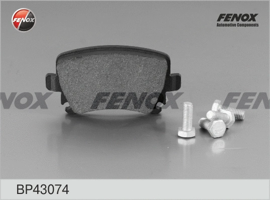 BP43074 FENOX Комплект тормозных колодок, дисковый тормоз (фото 1)