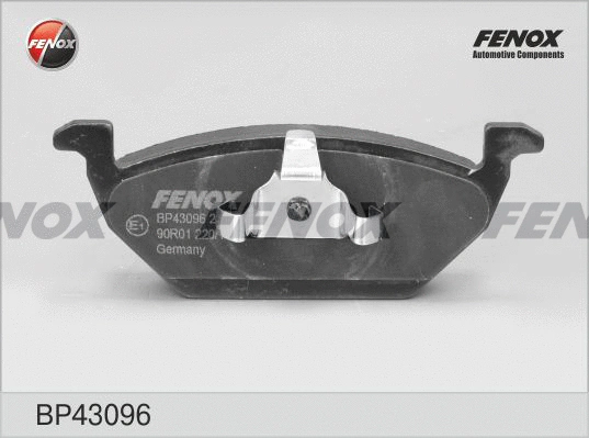 BP43096 FENOX Комплект тормозных колодок, дисковый тормоз (фото 1)