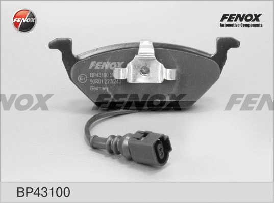 BP43100 FENOX Комплект тормозных колодок, дисковый тормоз (фото 1)