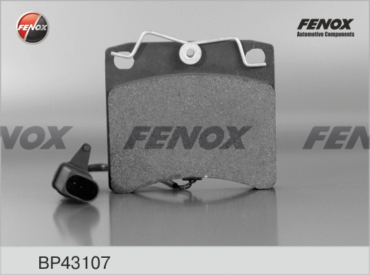 BP43107 FENOX Комплект тормозных колодок, дисковый тормоз (фото 1)