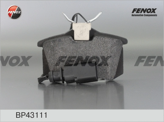 BP43111 FENOX Комплект тормозных колодок, дисковый тормоз (фото 1)