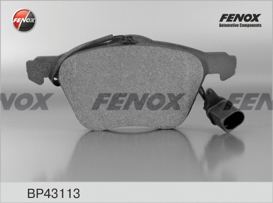 BP43113 FENOX Комплект тормозных колодок, дисковый тормоз (фото 1)