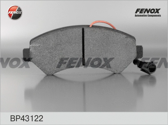 BP43122 FENOX Комплект тормозных колодок, дисковый тормоз (фото 1)