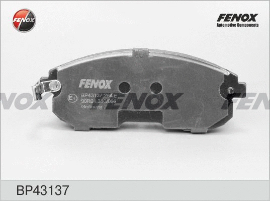 BP43137 FENOX Комплект тормозных колодок, дисковый тормоз (фото 1)