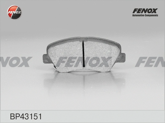 BP43151 FENOX Комплект тормозных колодок, дисковый тормоз (фото 1)