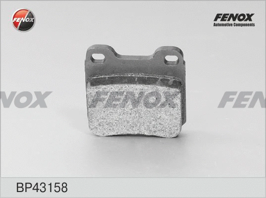BP43158 FENOX Комплект тормозных колодок, дисковый тормоз (фото 1)