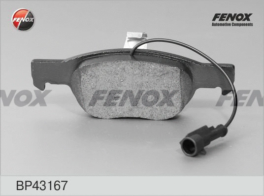 BP43167 FENOX Комплект тормозных колодок, дисковый тормоз (фото 1)