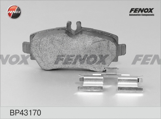 BP43170 FENOX Комплект тормозных колодок, дисковый тормоз (фото 1)
