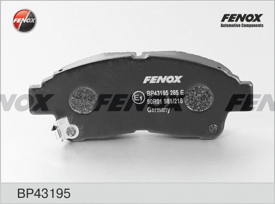 BP43195 FENOX Комплект тормозных колодок, дисковый тормоз (фото 1)