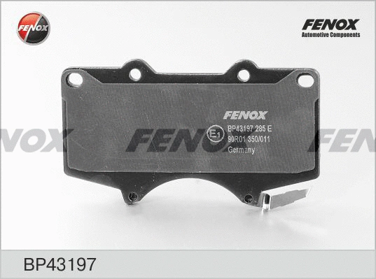 BP43197 FENOX Комплект тормозных колодок, дисковый тормоз (фото 1)