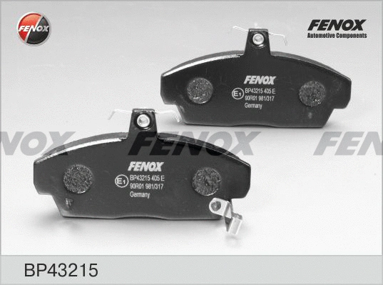 BP43215 FENOX Комплект тормозных колодок, дисковый тормоз (фото 1)
