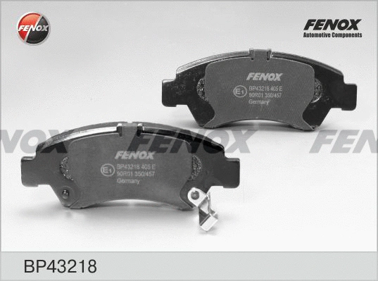 BP43218 FENOX Комплект тормозных колодок, дисковый тормоз (фото 1)