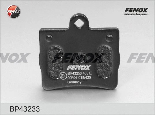 BP43233 FENOX Комплект тормозных колодок, дисковый тормоз (фото 1)