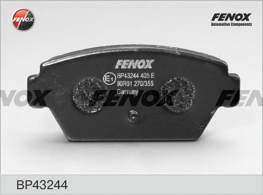 BP43244 FENOX Комплект тормозных колодок, дисковый тормоз (фото 1)