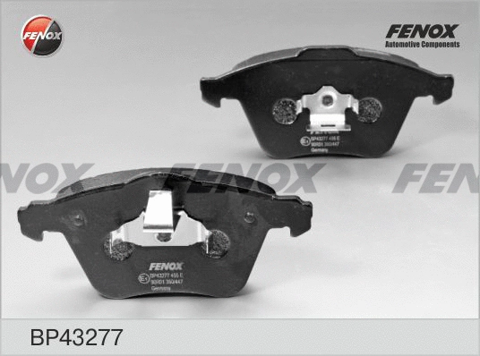 BP43277 FENOX Комплект тормозных колодок, дисковый тормоз (фото 1)