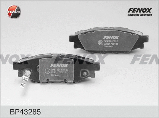 BP43285 FENOX Комплект тормозных колодок, дисковый тормоз (фото 1)
