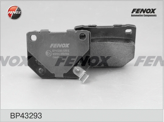 BP43293 FENOX Комплект тормозных колодок, дисковый тормоз (фото 1)