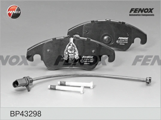 BP43298 FENOX Комплект тормозных колодок, дисковый тормоз (фото 1)
