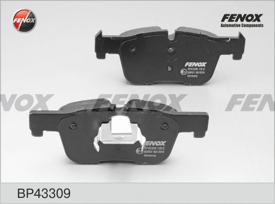 BP43309 FENOX Комплект тормозных колодок, дисковый тормоз (фото 1)