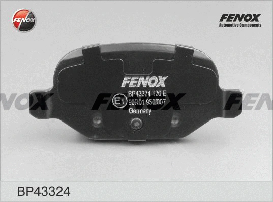 BP43324 FENOX Комплект тормозных колодок, дисковый тормоз (фото 1)
