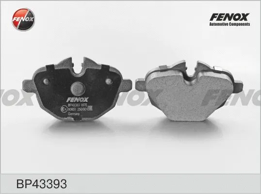 BP43393 FENOX Комплект тормозных колодок, дисковый тормоз (фото 1)
