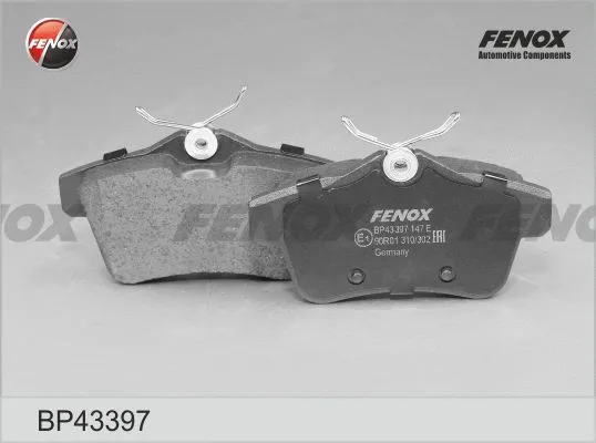 BP43397 FENOX Комплект тормозных колодок, дисковый тормоз (фото 1)
